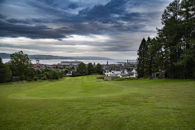 Greenock Golf Course Clyde Inverclyde Scotland United Kingdom