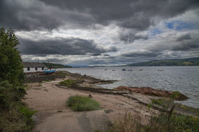 Inverkip Beach Inverclyde Scotland Clyde United Kingdom