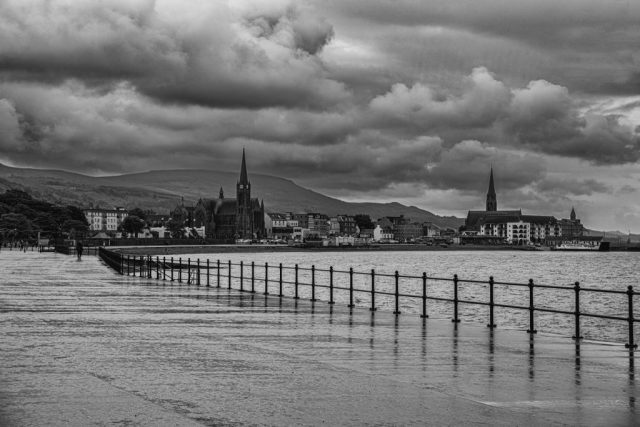 Largs Promenade North Ayrshire Scotland Clyde United Kingdom