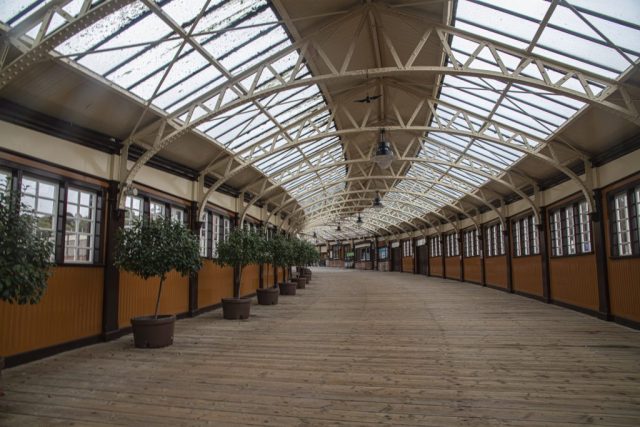 Wemyss Bay Station Board Walk Inverclyde Scotland United Kingdom Scot rail Calmac
