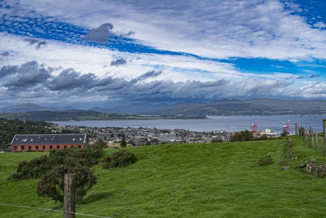 Barbour's Farm Overton Greenock Old Largs Road Inverclyde Scotland Clyde United Kingdom