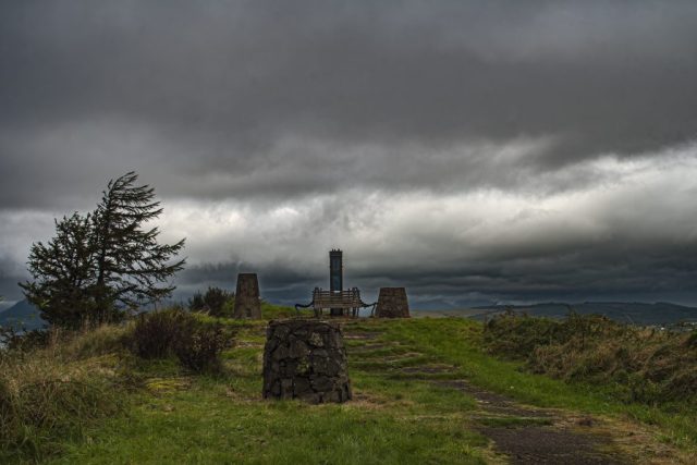 Greenock Lyle Hill Craig Top Inverclyde Scotland United Kingdom