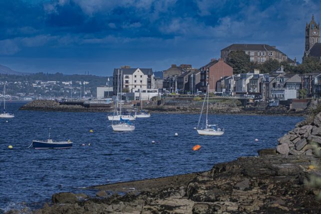 Gourock today Inverclyde Scotland Clyde United Kingdom