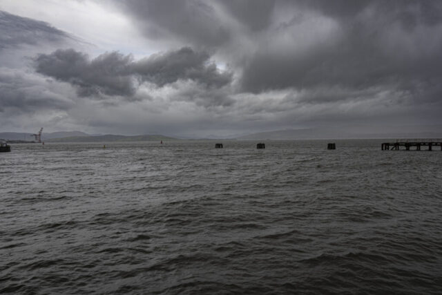 Tail o' the bank from mouth james watt dock Greenock Inverclyde Scotland Clyde United Kingdom